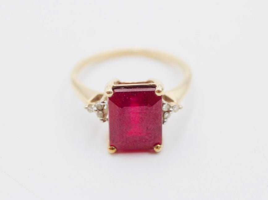 Allison Kaufman Vintage Ruby Ring 050509 rubyring - Sami Fine Jewelry